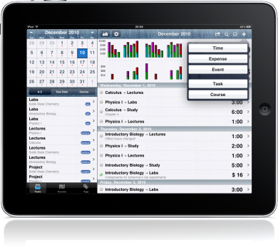 Student Time Tracker on the iPad